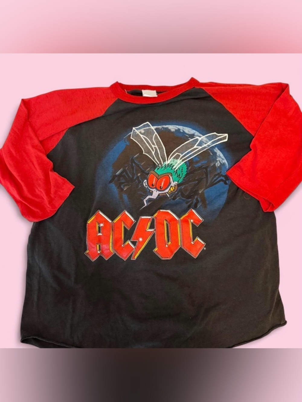 Original 1985 AC/DC fly on the wall tour merch